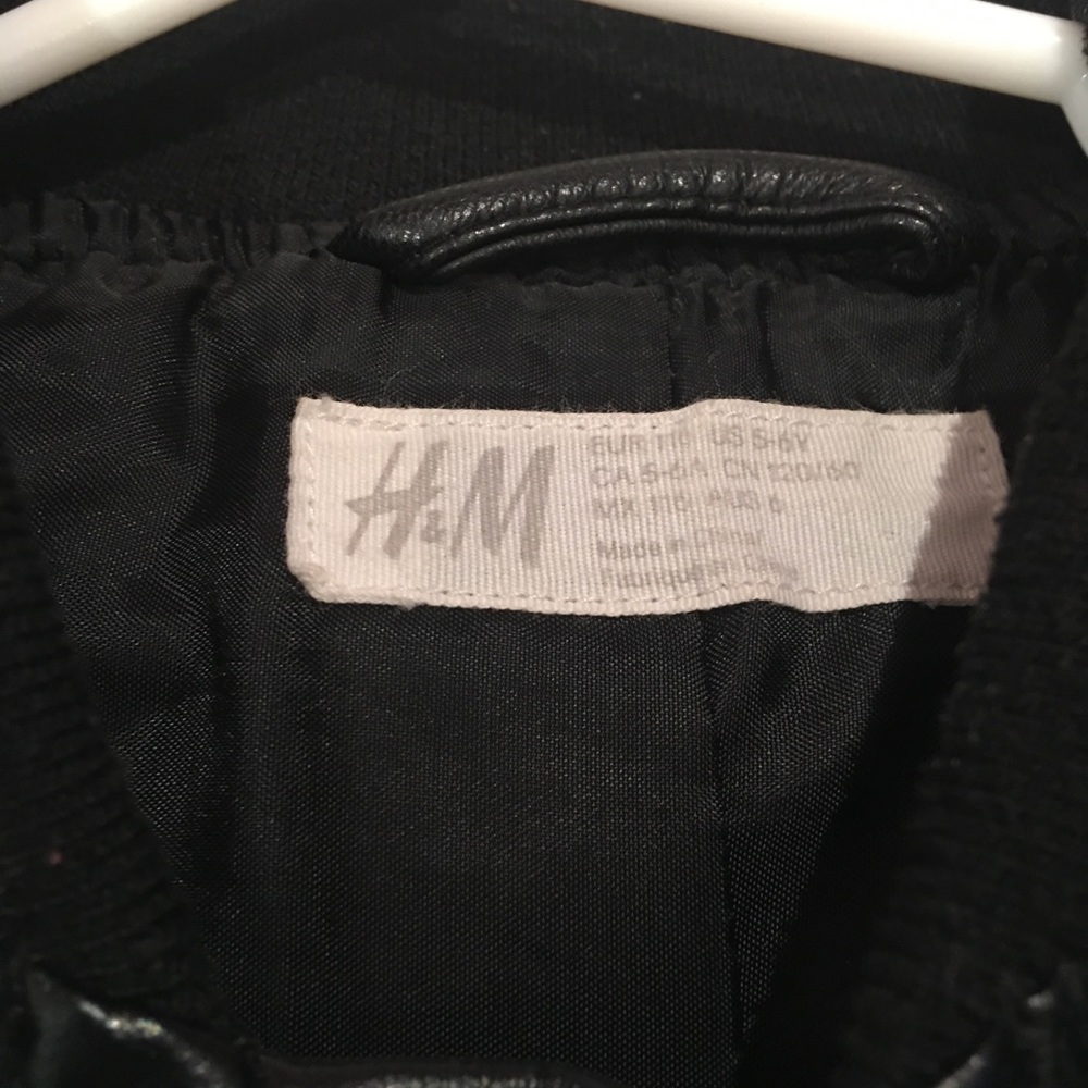 H&M Boys faux leather jacket
